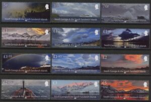 2025 South Georgia. SG.857-68 Weather. set 12 values. U/M (MNH)