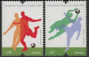 2008 Portugal SG.3565-6 Euro Set of 2 values U/M (MNH)