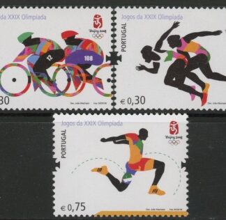 2008 Portugal SG.3553-5 Sporting Events (2nd issue) Set of 3 values U/M (MNH)