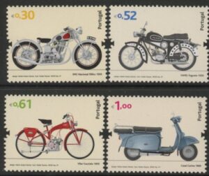 2007 Portugal SG.3499-502 Motorcycles Set of 4 values U/M (MNH)
