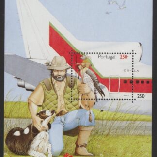 1994 Portugal MS.2391 Falconry Mini Sheet U/M (MNH)