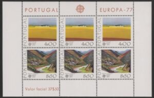1977 Portugal MS.1655 Europa Mini Sheet U/M (MNH)