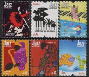 2009 Portugal SG.3677-82 Jazz Set of 6 values U/M (MNH)