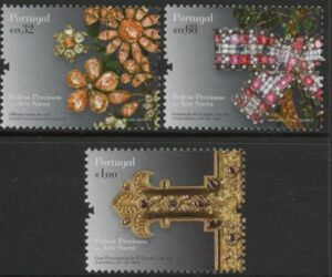 2010 Portugal SG.3736-8 Precious Stones Set of 3 values U/M (MNH)