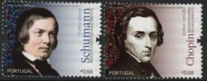 2010 Portugal SG.3726-7 Composers Set of 2 values U/M (MNH)