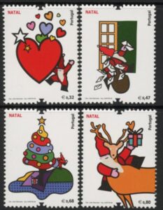 2009 Portugal SG.3719-22 Christmas Set of 4 values U/M (MNH)