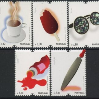 2009 Portugal SG.3703-7 Stamps & Senses Set of 5 values U/M (MNH)