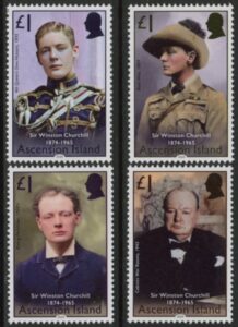 2024 Ascension SG.1371-4 Churchill. set 4 values U/M (MNH)