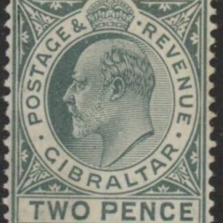 1910 Gibraltar SG.68  2d greyish slate. U/M (MNH)