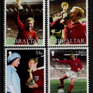 2002  Gibraltar  SG.1006-9 World Cup Football. set 4 values. U/M (MNH)