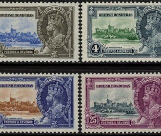 1935  British Honduras  - SG.143-6    KGV Silver Jubilee set mounted mint.