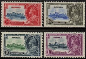 1935  Jamaica - SG.114-7  KGV Silver Jubilee set  mounted mint.