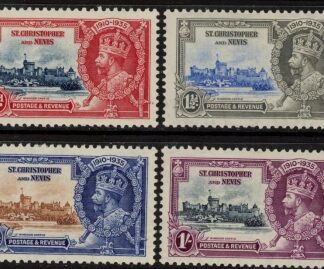 1935 St.Kitts-Nevis   KGV Silver Jubilee set  mounted mint.