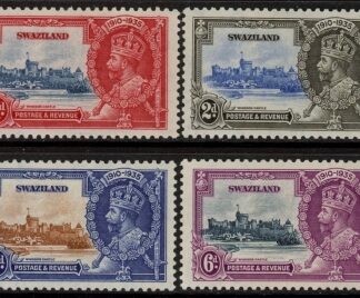 1935  Swaziland  SG.21-4  Silver Jubilee set 4 values mounted mint.