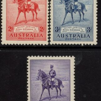 1935 Australia  KGV Silver Jubilee SG.156-8 U/M (MNH)