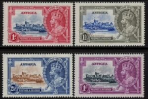 1935 Antigua SG.91-4 Silver Jubilee set 4 values U/M (MNH)