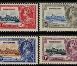 1935 Montserrat  KGV Silver Jubilee. SG.94-7 U/M (MNH)