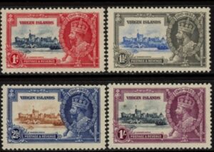 1935 Virgin Islands SG.103-6 Silver Jubilee set 4 values u/m (MNH)