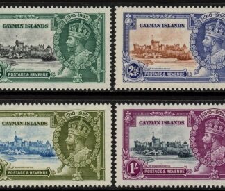 1935 Cayman Islands  SG.108-11  Silver Jubilee set 4 values u/m  (MNH)