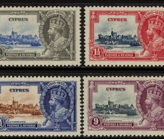 1935 Cyprus   SG.144-7  Silver Jubilee set 4 values   U/M (MNH)