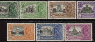 1935 India  SG.240-6  Silver Jubilee set 7 values u/m  (MNH)