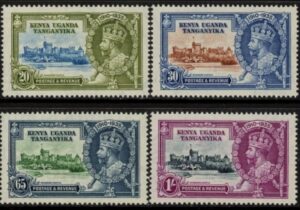 1935 K.U.T   SG.124-7  Silver Jubilee set 4 values   U/M (MNH)