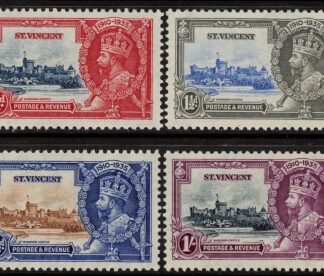 1935 St. Vincent SG.142-5 Silver Jubilee set 4 values u/m (MNH)