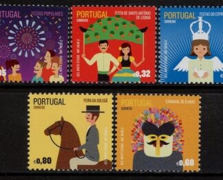 2012 Portugal SG.3972-6 Traditional Festivals Set of 5 values U/M (MNH)