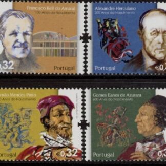 2010 Portugal SG.3745-8 Personalities Set of 4 values U/M (MNH)