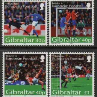 2004 Gibraltar SG.1083-6 European Football Set of 4 values U/M (MNH)
