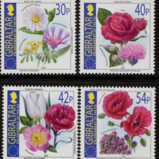 2003 Gibraltar SG.1062-5 Enlargemen of the EU set of 4 values U/M (MNH)
