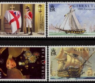 2005 Gibraltar  SG1120-3 Bi-Cent Battle of Trafalgar set 4 values U/M (MNH)