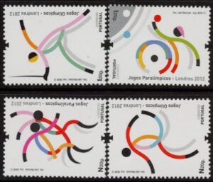2012 Portugal SG.3965-8 Olympic Games London Set of 4 values U/M (MNH)