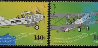 1999 Portugal SG.2703-4 Portugal/Macau Flight Set of 2 values U/M (MNH)