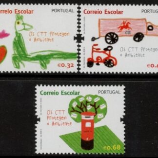 2010 Portugal SG..3808-10 Children's Drawings Set of 3 values U/M (MNH)