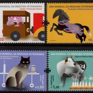 2011 Portugal SG.3884-7 Vetinary Medicine Set of 4 values U/M (MNH)