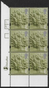 EN3 'E' Oak Tree 2B cyld. 1 1 Dot Phos 49 DLR U/M (MNH)