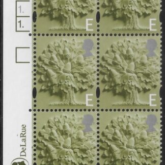 EN3  'E'  Oak Tree 2B    cyld. 1 1 Dot Phos 49   DLR  U/M (MNH)