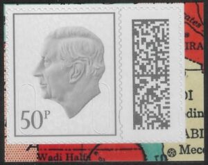 V5280  50p grey M25L MPIL  ex CY10 Valour & Victory. U/M (MNH