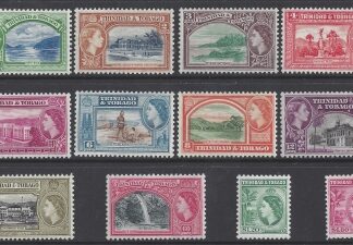 Trinidad & Tobago 1953-9   Definitives SG267-78 Set of 12 values u/m (MNH)