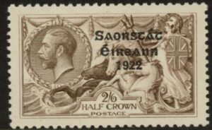 1927  Ireland KGV. SG83  2/6d narrow date U/M (MNH)