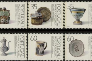 1991 Portugal SG.2221-6 Faience (2nd Series) Set of 6 Values U/M (MNH)