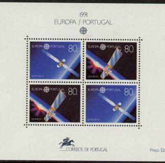 1991 Portugal MS2232 Europa Mini Sheet U/M (MNH)