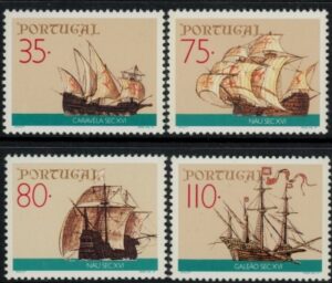 1991 Portugal SG.2233-6 Explorers' Ships Set of 4 values U/M (MNH)