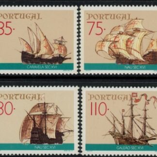1991 Portugal SG.2233-6 Explorers' Ships Set of 4 values U/M (MNH)