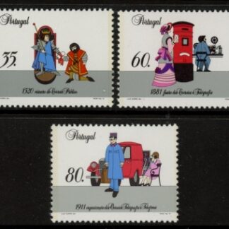 1991 Portugal SG.2249-51 History of Communications Set of 3 values U/M (MNH)