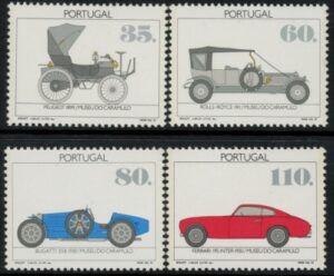 1991 Portugal SG.2257-60 Caramula Automobile Museum Set of 4 values U/M (MNH)