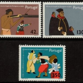 1993 Portugal SG.2342-4 First Portugese Visit to Japan Set of 3 values U/M (MNH)