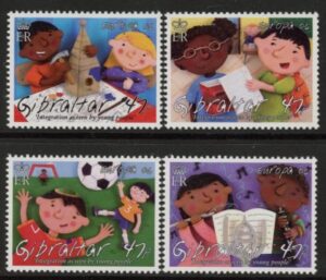 2006 Gibraltar SG.1168-71 Europa Integration Set of 4 values U/M (MNH)