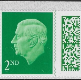 V5010  2nd green M25L MEIL (from booklet) U/M (MNH